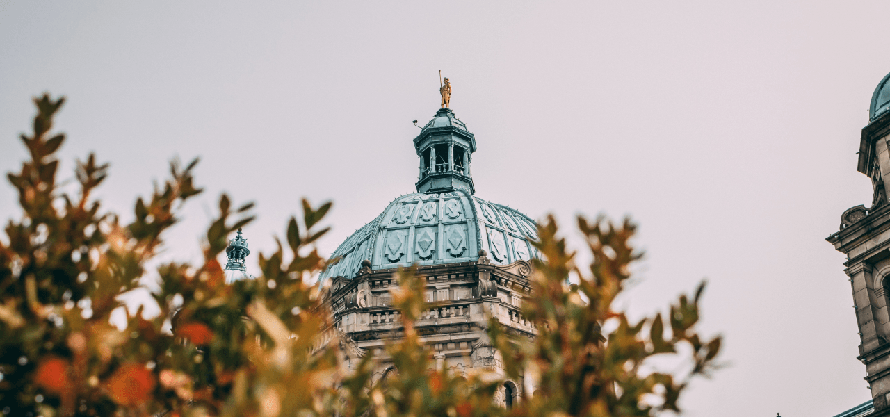 image of the bc legislature